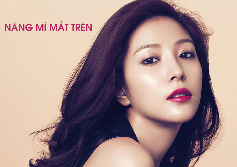 nâng mi mắt trên